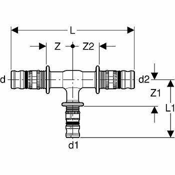 MEPLA T-KOMAD 40/32/40 625.321.00.5