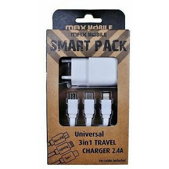 SMART PACK ADAPTER TR-219 2.4A+3U1