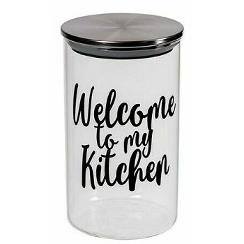 POSUDA STAKLENA WELCOME TO MY KITCHEN 1000 ML 