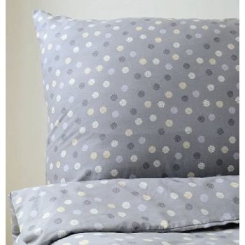 SET POSTELJINE DOTS 240 x 270 / 2 x 60 x 80 GREY