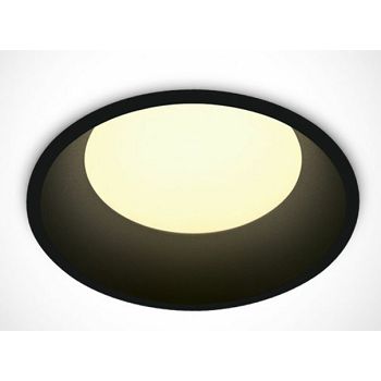 DM10109D/B/W UGRADBENA SVJETILJKA LED 9W/230V/100DEG/IP20 CRNA