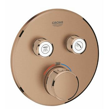 GROHE GROHTHERM SMARTCONTROL, TERMOSTAT.MASKA, 2 IZLJEVA BRUSHED WARM SUNSET 29119DL0