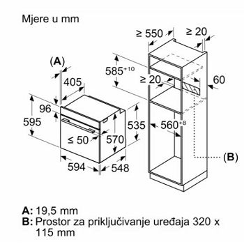  PEĆNICA BOSCH HBA534BW3