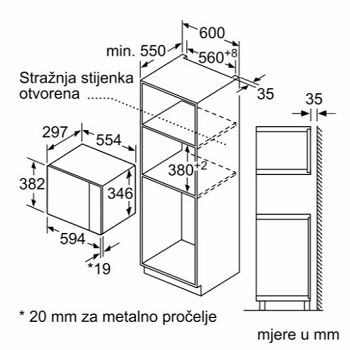  MIKROVALNA BOSCHBFL520MB0 UGRADBENA