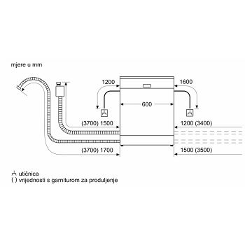 PERILICA POSUĐA BOSCH SMS6ECI15E SAMOSTOJEĆA