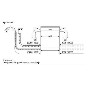 PERILICA POSUĐA BOSCH SMS4HVW00E SAMOSTOJEĆA