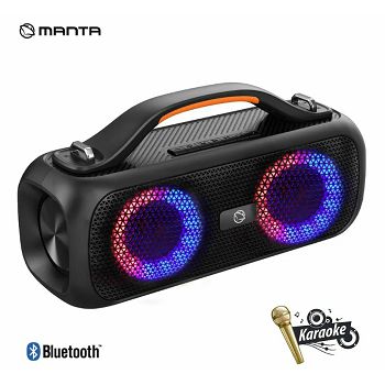 ZVUČNIK MANTA BLUETOOTH, FM RADIO, 40W RMS, X-BASS, SIRI, IPX5, BATERIJA SPK216