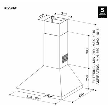 NAPA FABER TR STRIP SMART PB X A60/3