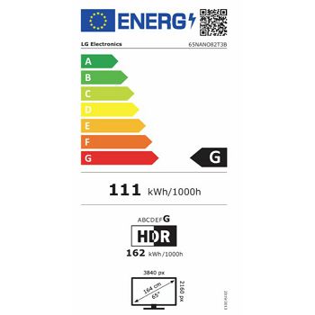 TV LG 65NANO82T3B UHD